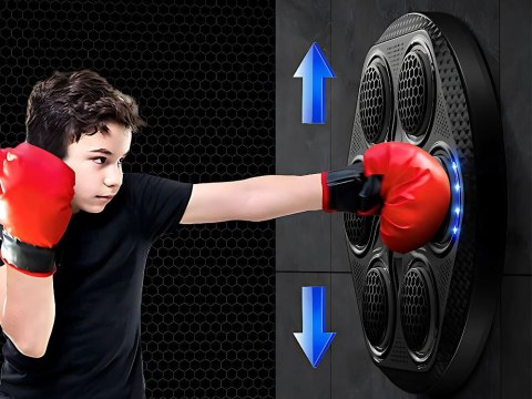 Tarcza bokserska trener boxu mma muzyka USB bluetooth + rękawice bokserskie