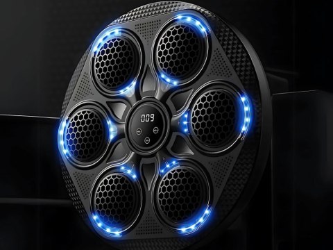 Tarcza bokserska trener boxu mma muzyka USB bluetooth + rękawice bokserskie