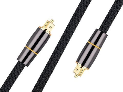 Nowoczesny kabel audio Toslink 3m dla wysokiej jakości dźwięku