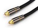 Nowoczesny kabel audio Toslink 3m dla wysokiej jakości dźwięku