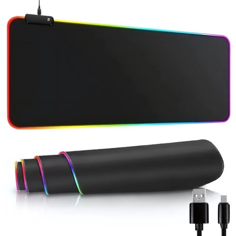 Nowoczesna podkładka RGB XL dla graczy z doskonałą ergonomią i stylem