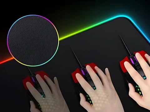Nowoczesna podkładka RGB XL dla graczy z doskonałą ergonomią i stylem