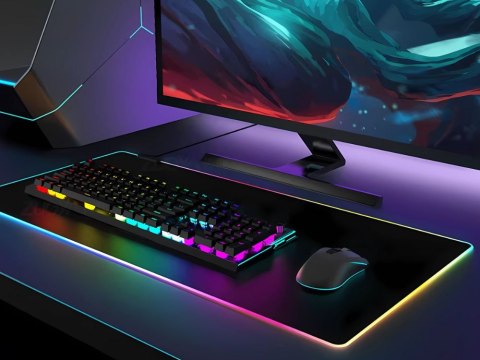 Nowoczesna podkładka RGB XL dla graczy z doskonałą ergonomią i stylem