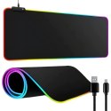Nowoczesna podkładka gamingowa RGB XXL dla graczy i fanów technologii!
