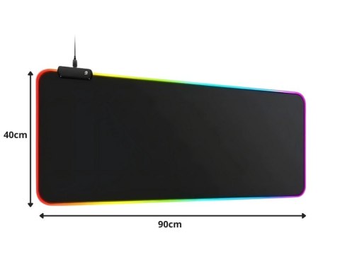 Nowoczesna podkładka gamingowa RGB XXL dla graczy i fanów technologii!