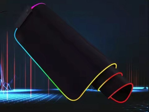Nowoczesna podkładka gamingowa RGB XXL dla graczy i fanów technologii!