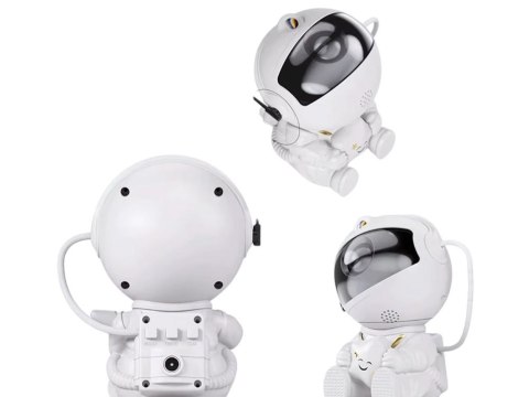 Projektor gwiazd astronauta galaktyka lampka nocna niebo laserowy LED pilot
