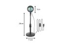 Projektor lampa lampka zachód wschód imitacja słońca LED RGB USB + pilot
