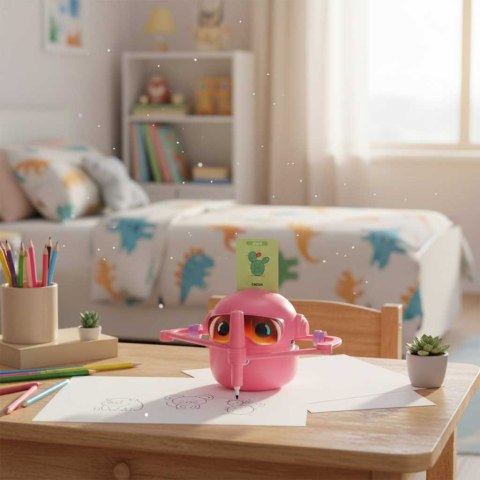  Robot rysujący różowy - edukacyjna zabawka dla kreatywnych dzieci
