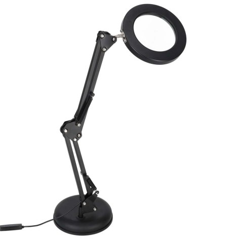 Nowoczesna lampka LED z lupą - idealne oświetlenie do pracy i relaksu