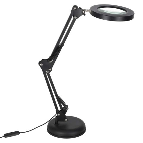 Nowoczesna lampka LED z lupą - idealne oświetlenie do pracy i relaksu