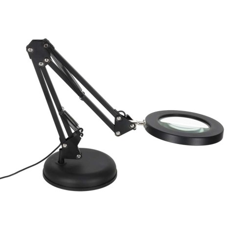 Nowoczesna lampka LED z lupą - idealne oświetlenie do pracy i relaksu
