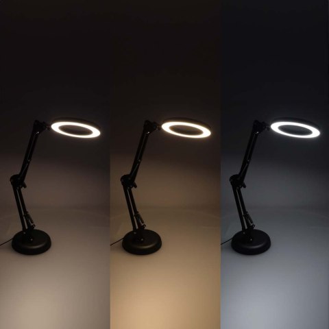 Nowoczesna lampka LED z lupą - idealne oświetlenie do pracy i relaksu