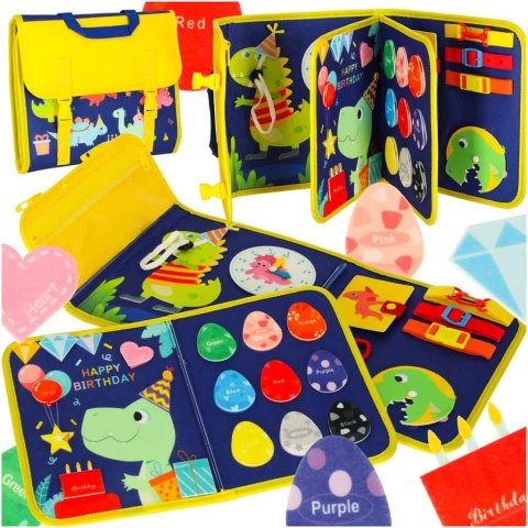 Nowa Sensoryczna Tablica Manipulacyjna dla Dzieci w Plecaku