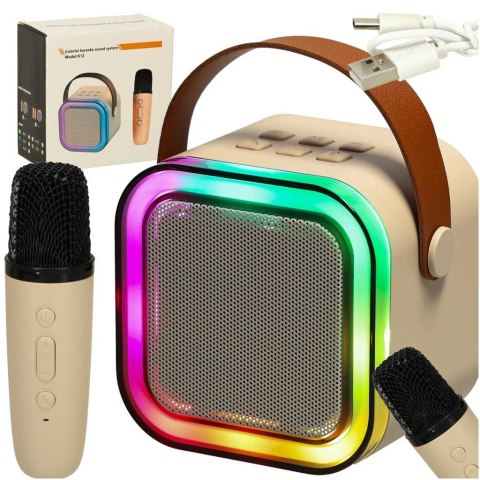 Zestaw Karaoke Bluetooth z LED - Idealne do Imprez!