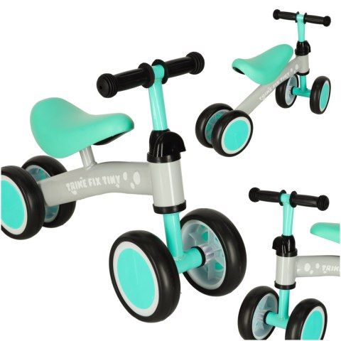 Rowerek biegowy dla dzieci Trike Fix Tiny - miętowy jeździk idealny do nauki jazdy