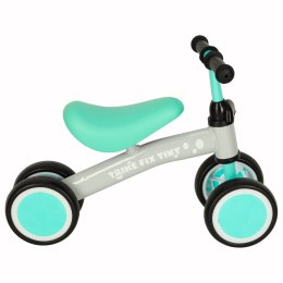 Rowerek biegowy dla dzieci Trike Fix Tiny - miętowy jeździk idealny do nauki jazdy