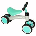 Rowerek biegowy dla dzieci Trike Fix Tiny - miętowy jeździk idealny do nauki jazdy