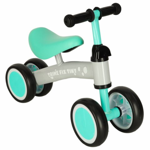 Rowerek biegowy dla dzieci Trike Fix Tiny - miętowy jeździk idealny do nauki jazdy