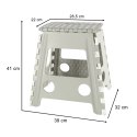 Nowoczesny i składany stołek taboret o wysokiej stabilności 39,5 cm