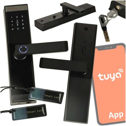Zamek smart do drzwi z odcisku palca i Bluetooth