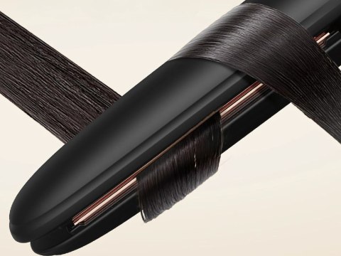 Nowoczesna prostownica 2w1 z ceramicznymi płytkami do stylizacji włosów