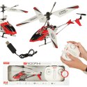 Helikopter zdalnie sterowany  w kolorze czerwonym to niezawodny model do nauki latania. Dzięki zaawansowanej technolog