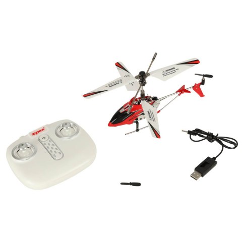 Helikopter zdalnie sterowany  w kolorze czerwonym to niezawodny model do nauki latania. Dzięki zaawansowanej technolog