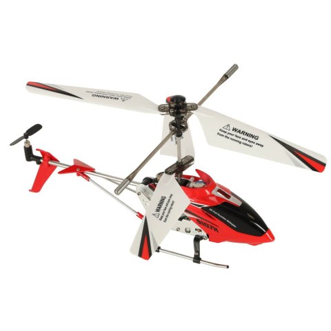 Helikopter zdalnie sterowany  w kolorze czerwonym to niezawodny model do nauki latania. Dzięki zaawansowanej technolog
