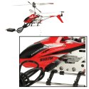 Helikopter zdalnie sterowany  w kolorze czerwonym to niezawodny model do nauki latania. Dzięki zaawansowanej technolog