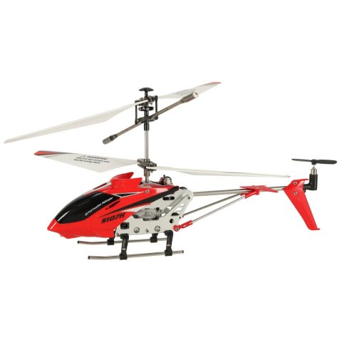 Helikopter zdalnie sterowany  w kolorze czerwonym to niezawodny model do nauki latania. Dzięki zaawansowanej technolog