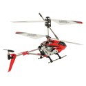 Helikopter zdalnie sterowany  w kolorze czerwonym to niezawodny model do nauki latania. Dzięki zaawansowanej technolog