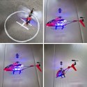 Helikopter zdalnie sterowany  w kolorze czerwonym to niezawodny model do nauki latania. Dzięki zaawansowanej technolog
