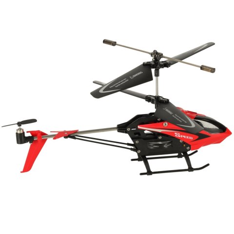 Nowoczesny helikopter zdalnie sterowany w kolorze czerwonym