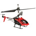 Nowoczesny helikopter zdalnie sterowany w kolorze czerwonym