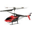 Nowoczesny helikopter zdalnie sterowany w kolorze czerwonym