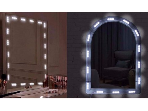 Nowoczesne lampki LED do lustra - Twój osobisty zestaw kosmetyczny perfekcji!