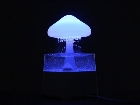Nawilżacz powietrza dyfuzor zapachowy aromaterapia lampka LED RGB pilot USB