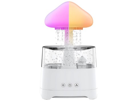 Nawilżacz powietrza dyfuzor zapachowy aromaterapia lampka LED RGB pilot USB