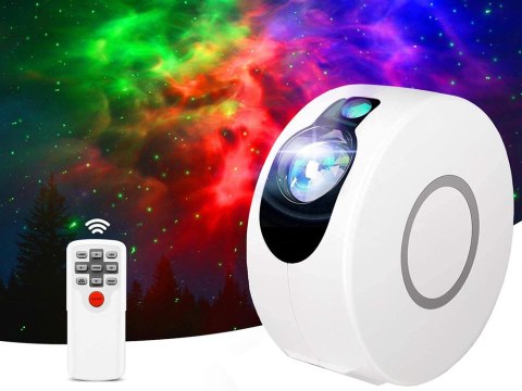 Projektor gwiazd rzutnik nieba lampka nocna nieba laserowy LED pilot