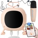 Głośnik karaoke Bluetooth z efektem LED - idealne do zabawy!