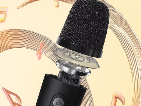 Głośnik karaoke Bluetooth z efektem LED - idealne do zabawy!