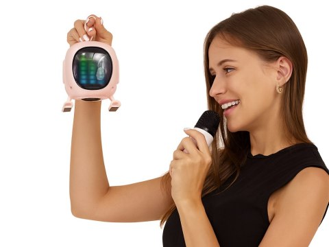 Głośnik karaoke Bluetooth z efektem LED - idealne do zabawy!