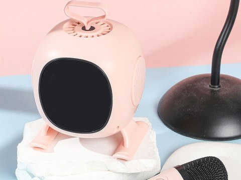 Głośnik karaoke Bluetooth z efektem LED - idealne do zabawy!