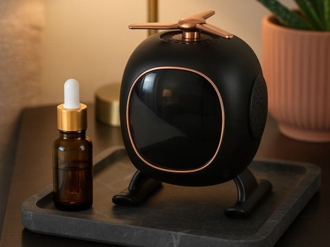 Nowoczesny głośnik Bluetooth z aromaterapią, budzikiem i lampką nocną