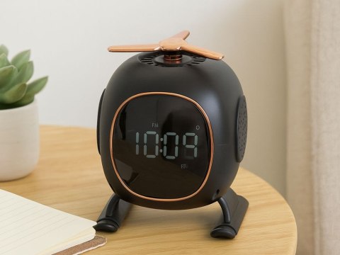 Nowoczesny głośnik Bluetooth z aromaterapią, budzikiem i lampką nocną
