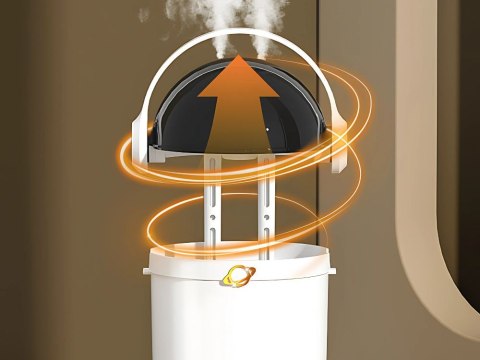 Nowoczesny nawilżacz powietrza z funkcją aromaterapii i LED