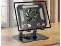 Nowoczesna podstawka chłodząca z regulowanym uchwytem dla tabletów i laptopów