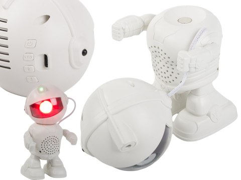 Nowoczesny projektor gwiazd do pokoju dziecięcego z głośnikiem Bluetooth