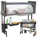 Suszarka do naczyń talerzy sztućców duży ociekacz szafka organizer 65 cm